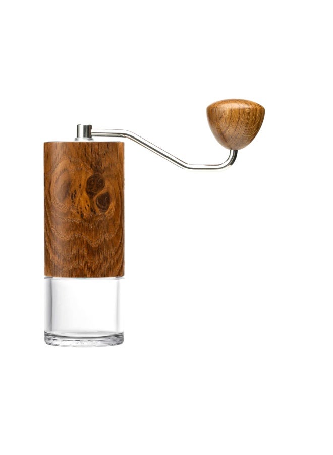 COMANDANTE C40 MK4 Nitro Blade Manual Coffee Grinder – Vintage Oak Royal, High-Nitrogen Stainless Steel Burrs, Precision Click Adjustment & Natural Oak Knob - Image 1